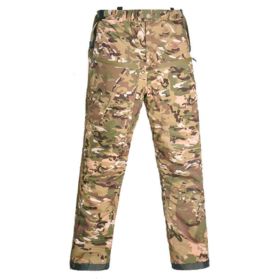 3XL Sıcaklık Depolama Askeri Taktiksel CP Camo Yan Fermuarlı Pamuk Pantolon